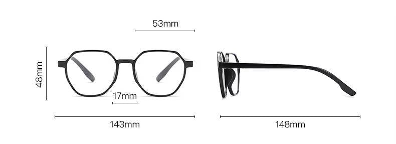 ELEGANT UV PROTECTED TRANSPARENT GLASSES